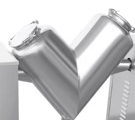 V���p�ۻ�ϙC(j��) V-shaped double-arm mixer